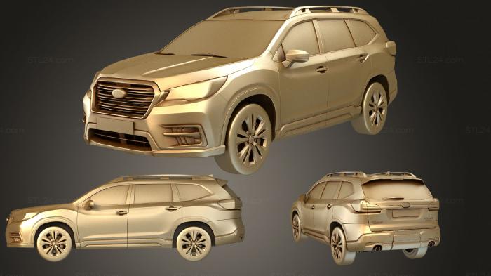Автомобили и транспорт (Subaru Ascent 2019, CARS_3506) 3D модель для ЧПУ станка